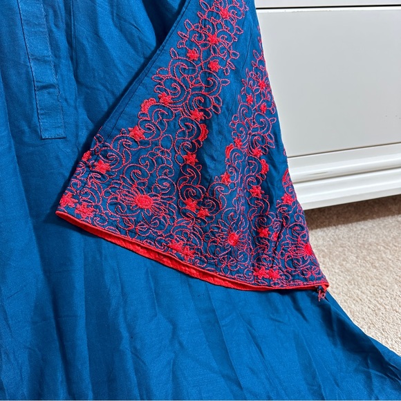 Pakistani linen embroidered top - Picture 5 of 6